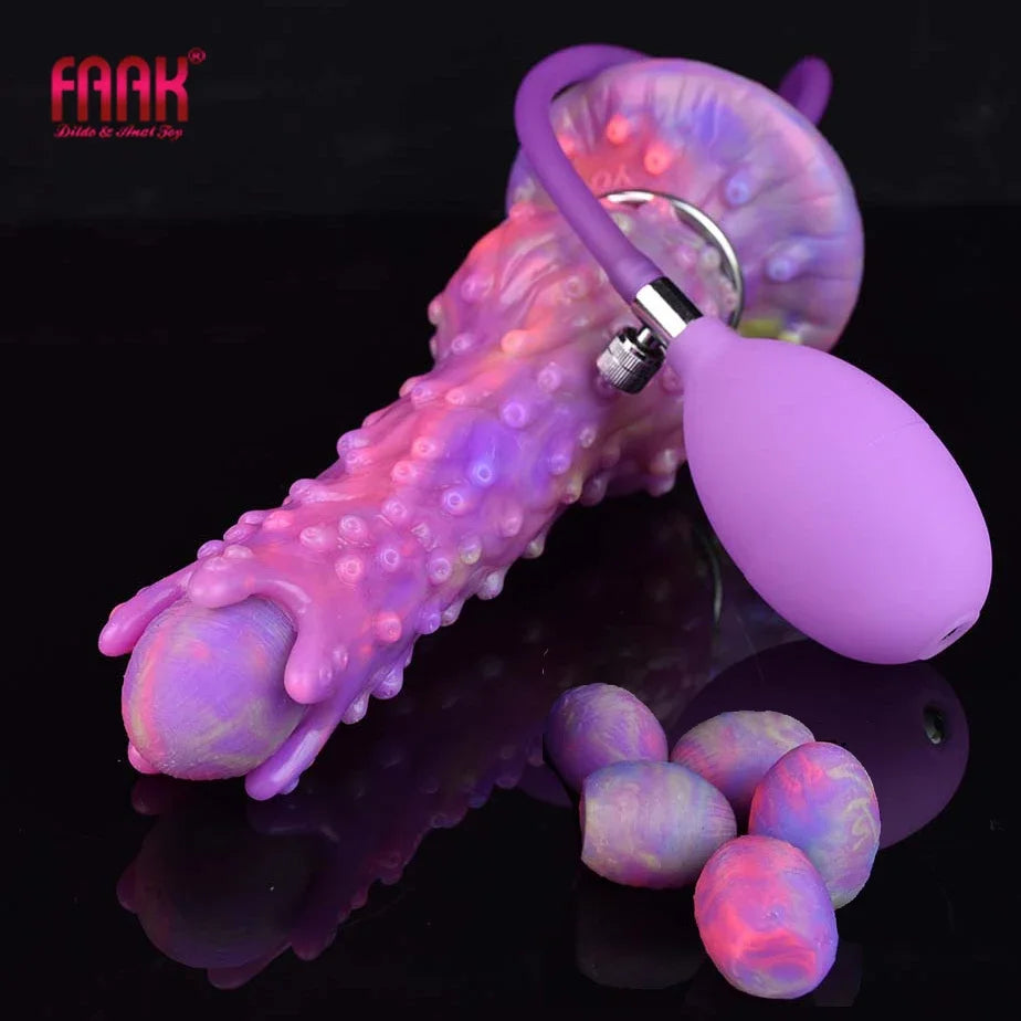 Alien Egg Laying Pneumatic Luminous Ovipositor Silicone Dildo – Pretty  Bootyful