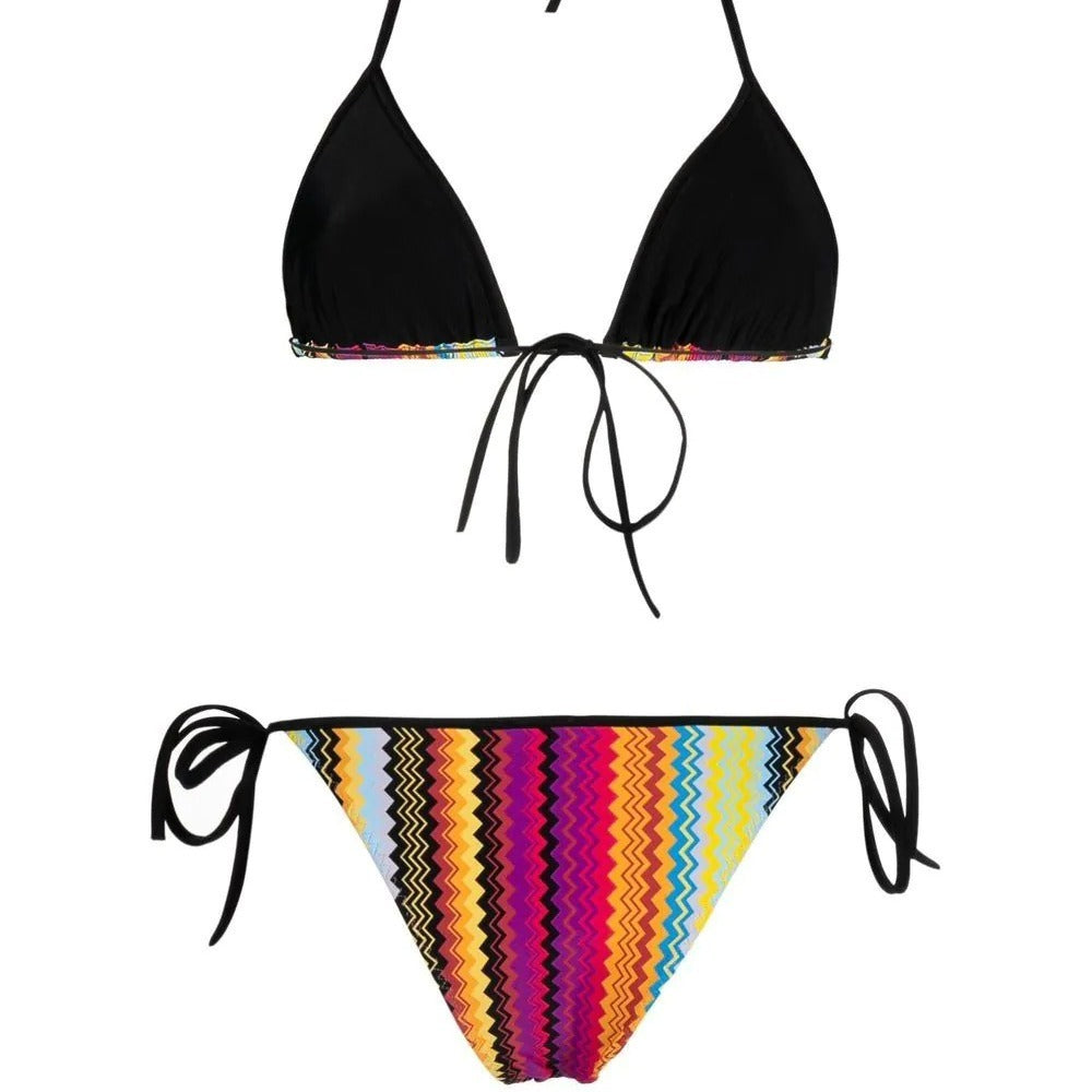 Three point swimsuit bikini strap