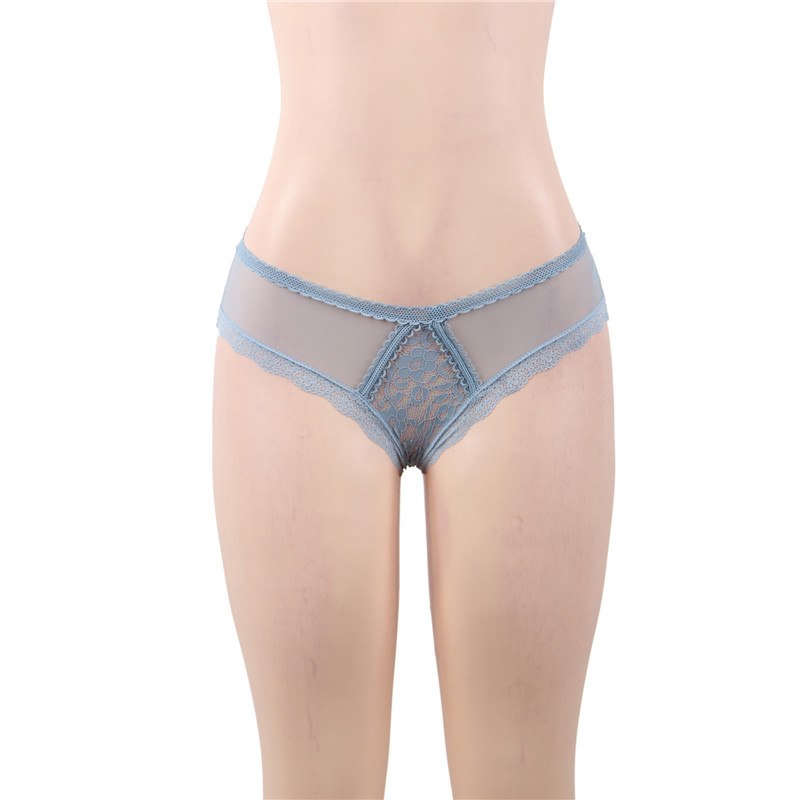 Lace See Through Woman's Floral Brazilian Underwear