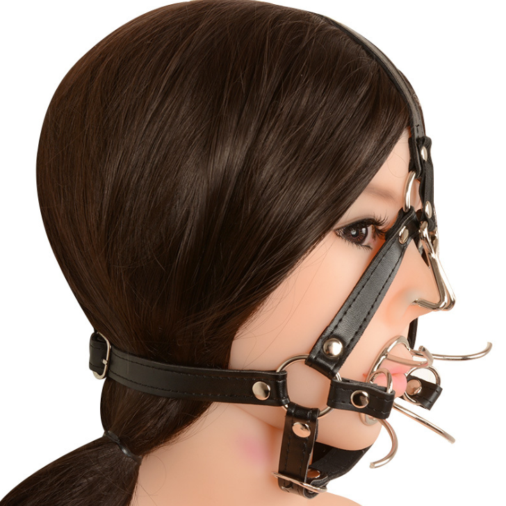 Bondage Gag Nose hook plug mouth hook Opener