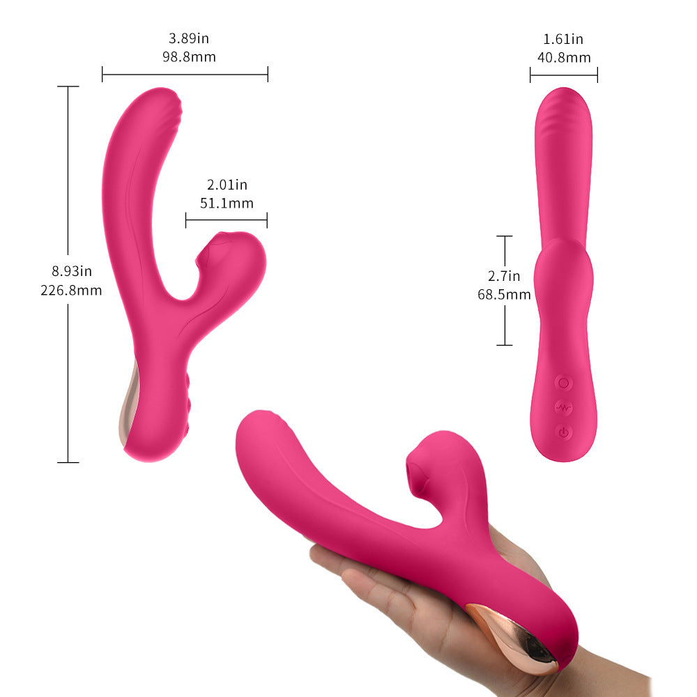 G-Spot Crescent Vibrator Sucking Stick Female Masturbation Massage Av Vibrator