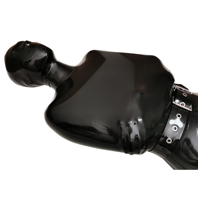 Latex Black Full Body Bondage Restraint Bag