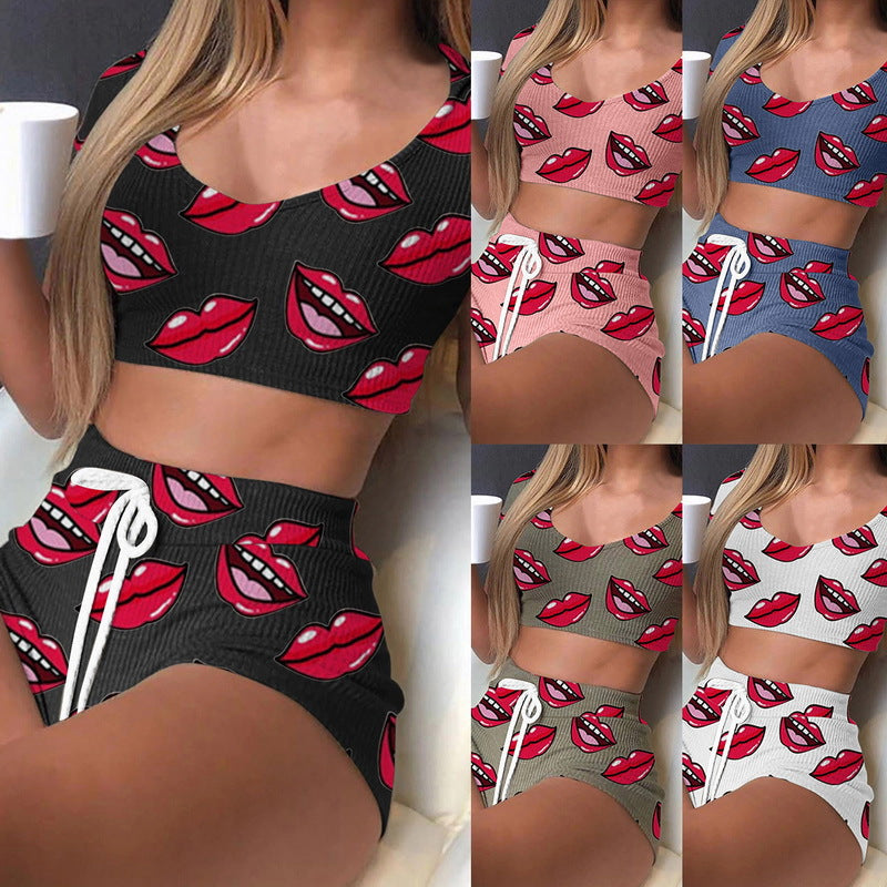 Lip Two Piece Pyjama set