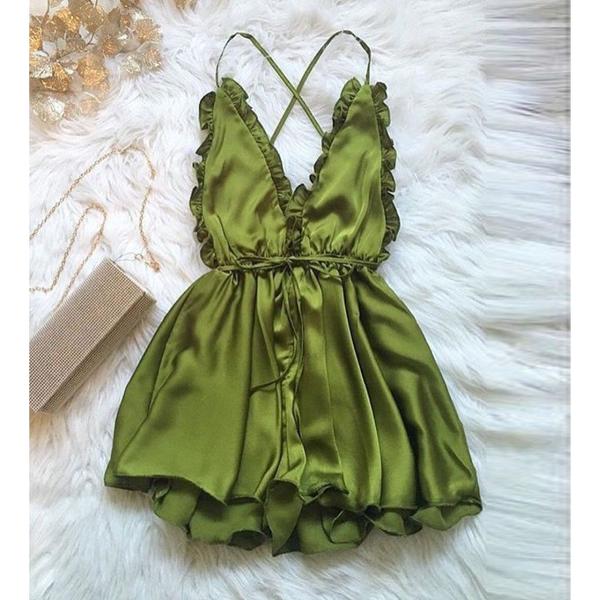 Sleepwear Style Jumpsuit Rompers Clubwear Playsuit Trousers 3 color