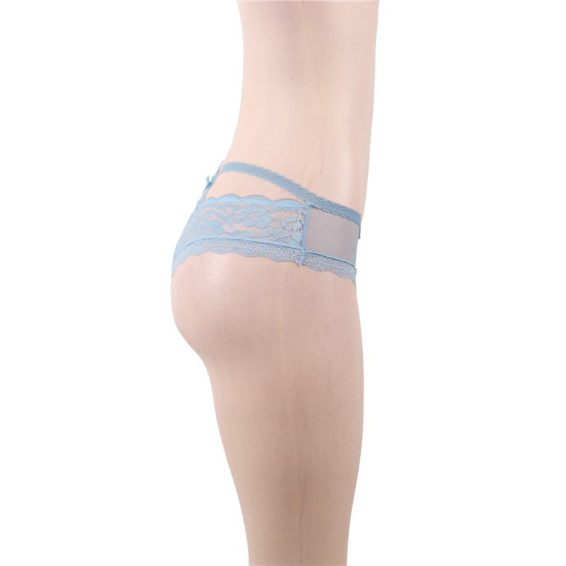 Lace See Through Woman's Floral Brazilian Underwear