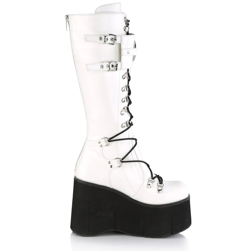 Gothic Platform Wedge Heel Halloween Plus Size Boots