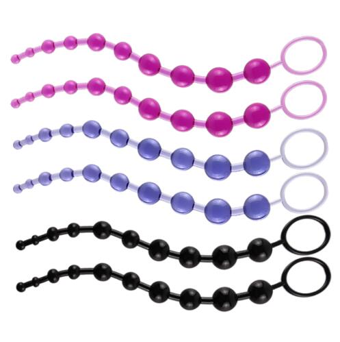 Silicone Pull Ring Ball Anal Stimulator Beads