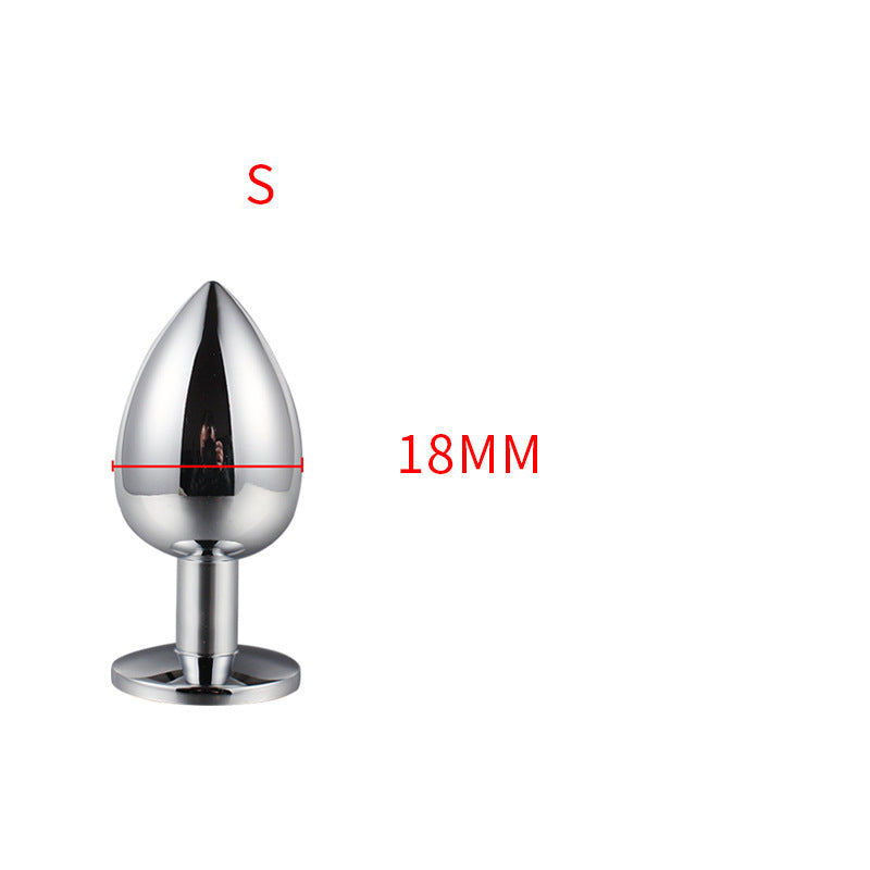 Metal Anal Plug Fox Tail Toy Detachable Anal Plug