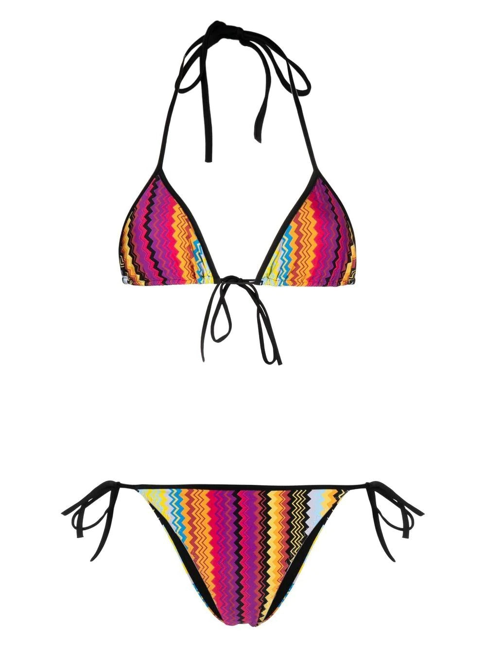 Three point swimsuit bikini strap