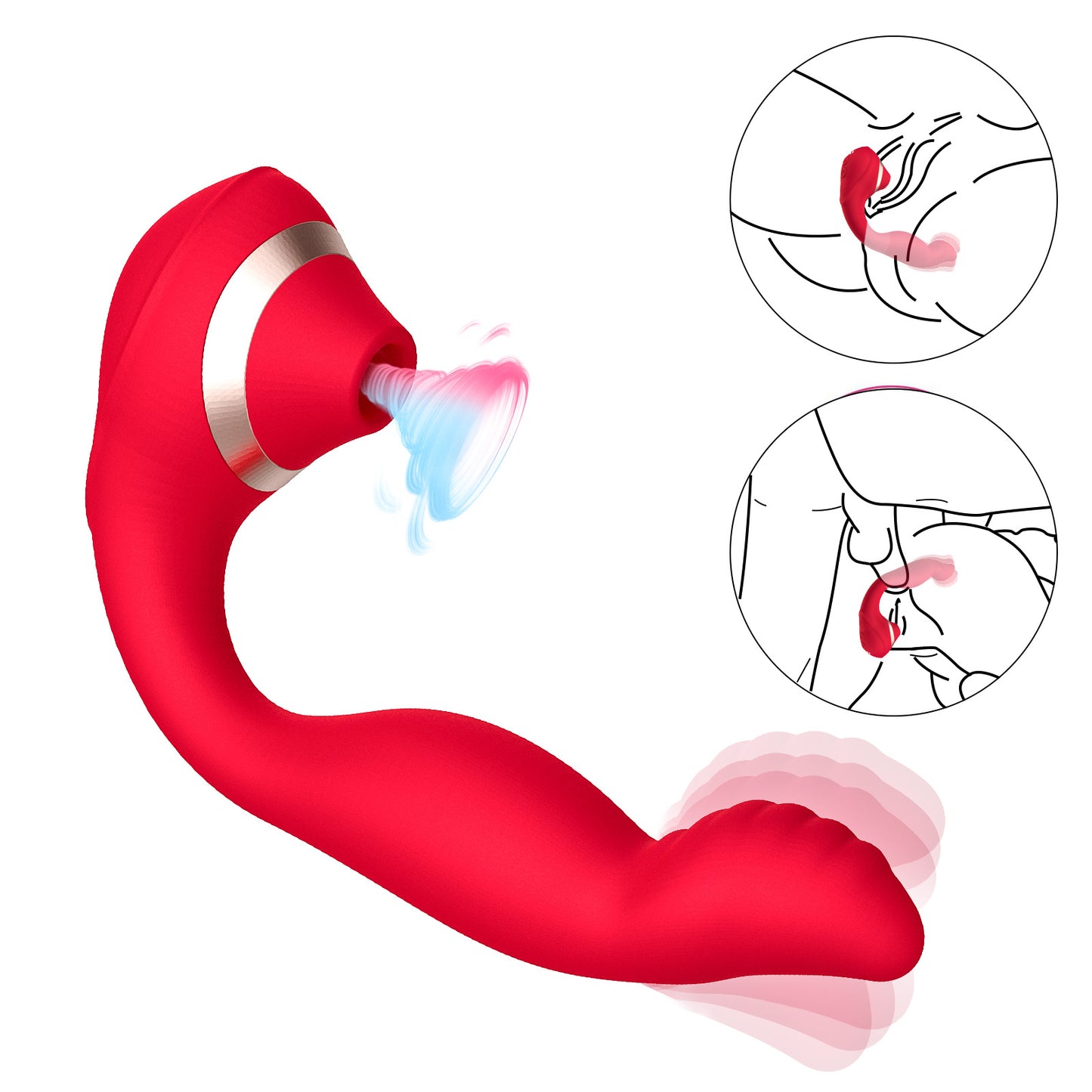 Cupid Magic Finger Pulls Sucking 7-Frequency Vibration  Sex Toy Masturbator Stick