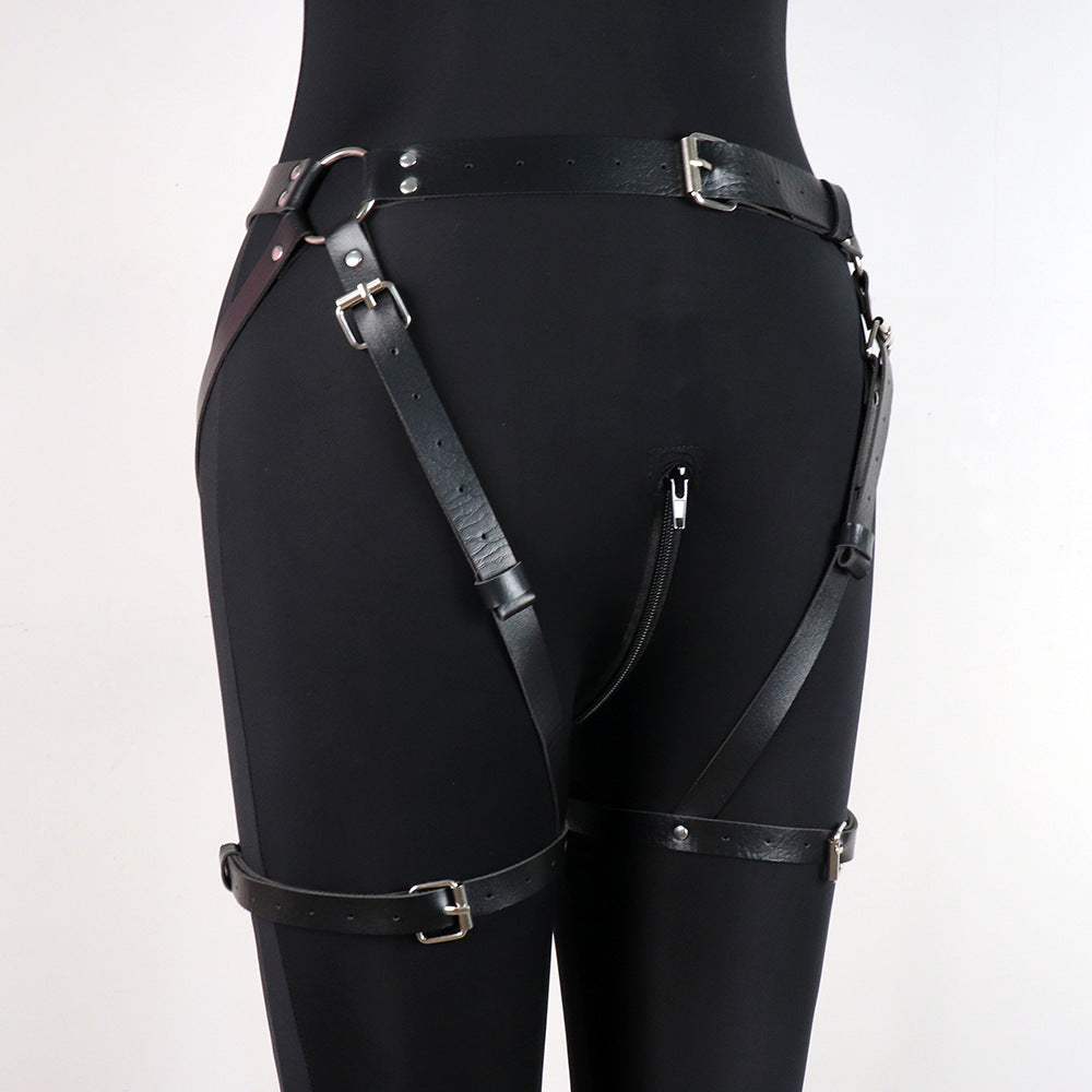 Women's Leather Bondage Harness