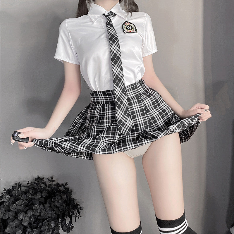 Erotic Adult Dress Up School Uniform Temptation Suit