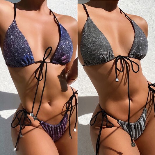 New Flash Bikini Ladies Sexy Beach Swimwear