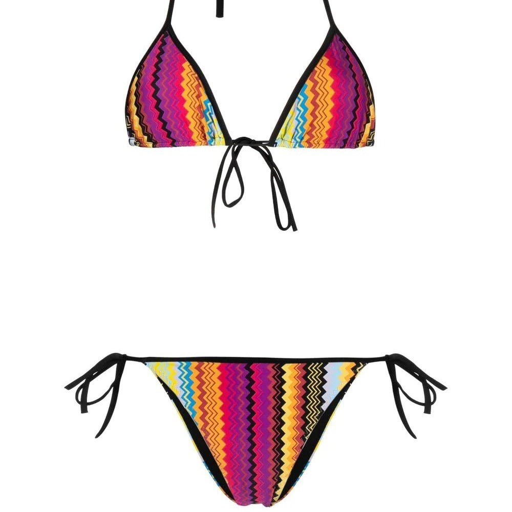 Three point swimsuit bikini strap