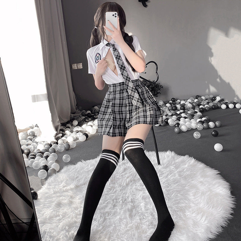 Erotic Adult Dress Up School Uniform Temptation Suit