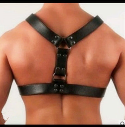 Men's wide belt and chest belt