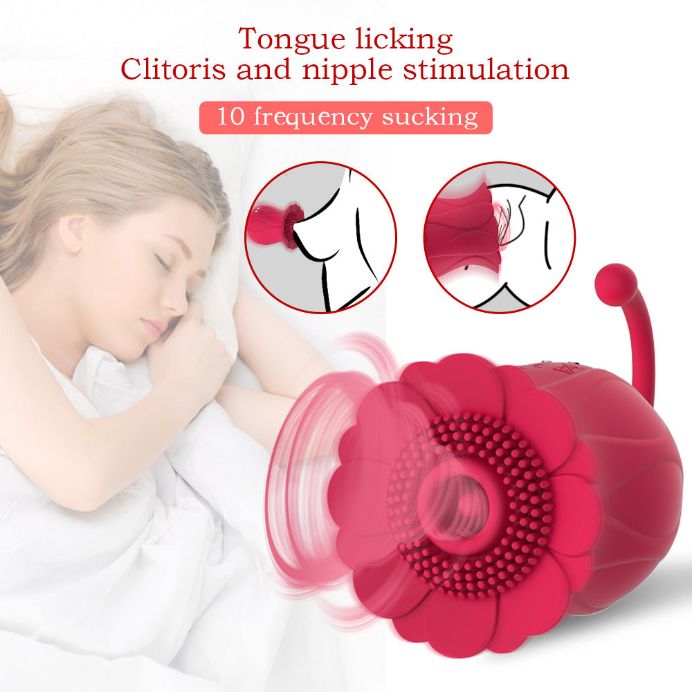 Sunflower Pulse Sucking Vibrator Massage Toy