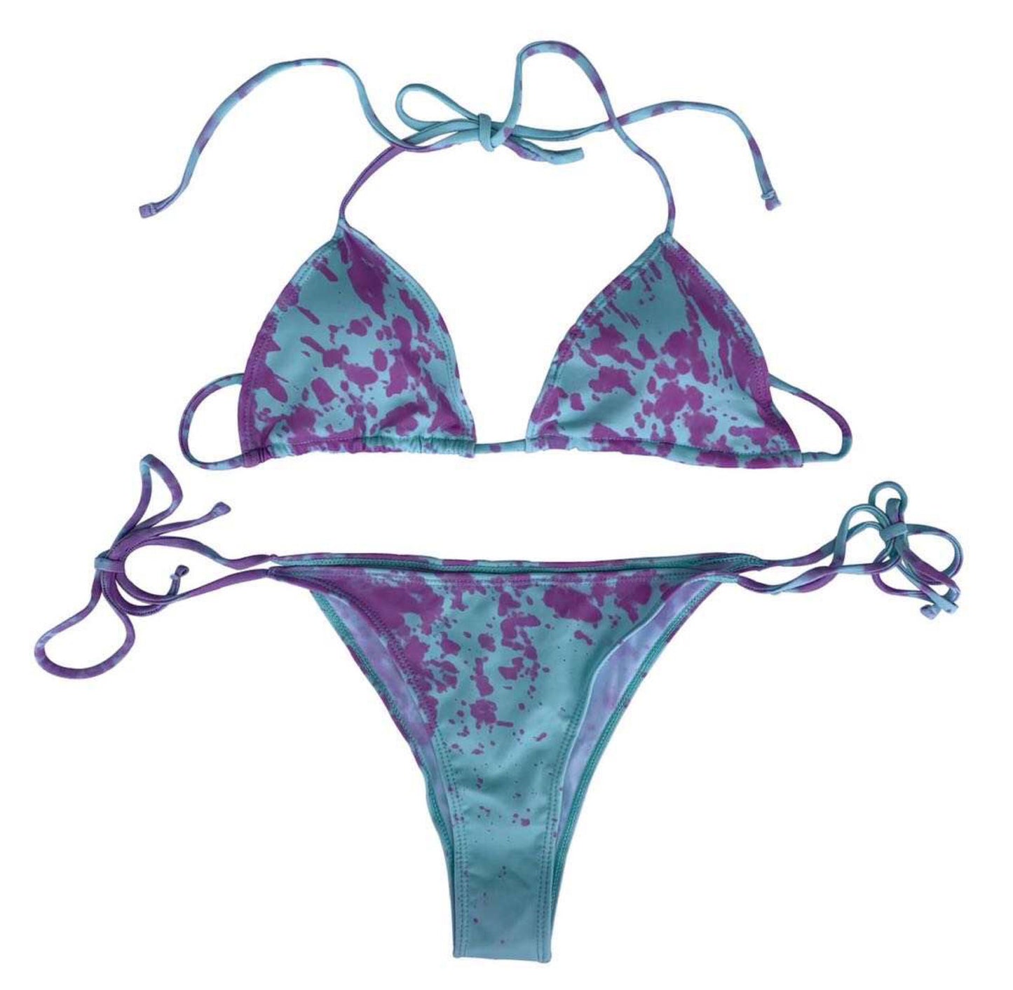 Colour Changing Bikini Warm And Hot Water Discoloration Split Two-Piece Swimsuit