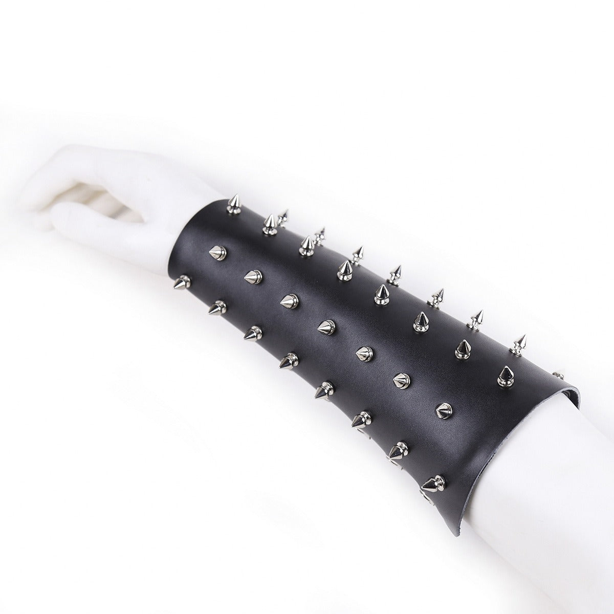 Studded Armor Bondage Wrist Straps