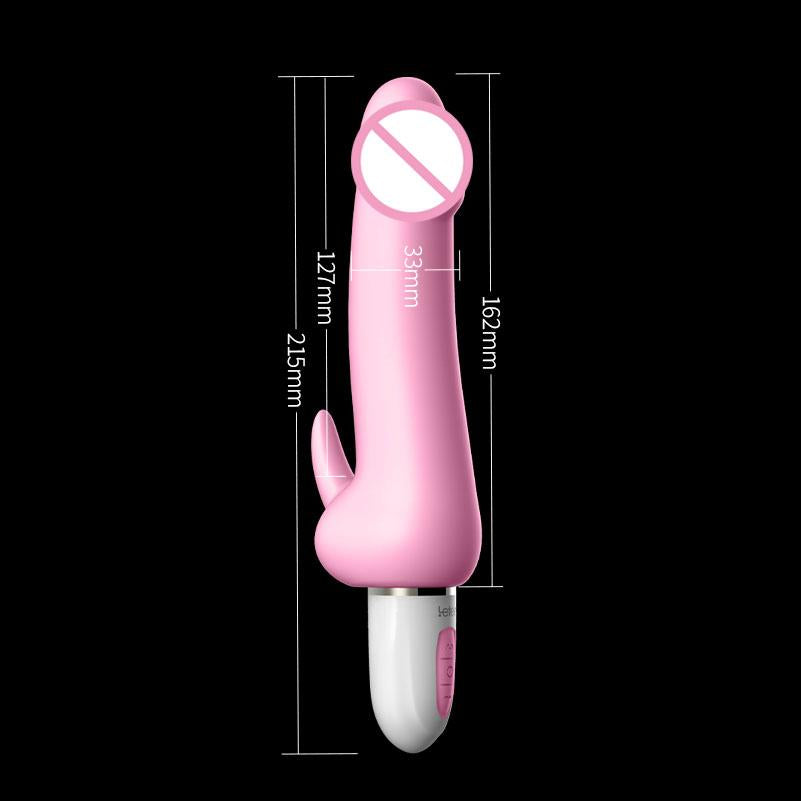 LETEN 3 Motor Pulse Dildo Vibrator Intelligent Heating Rechargeable Erotic Vibrator