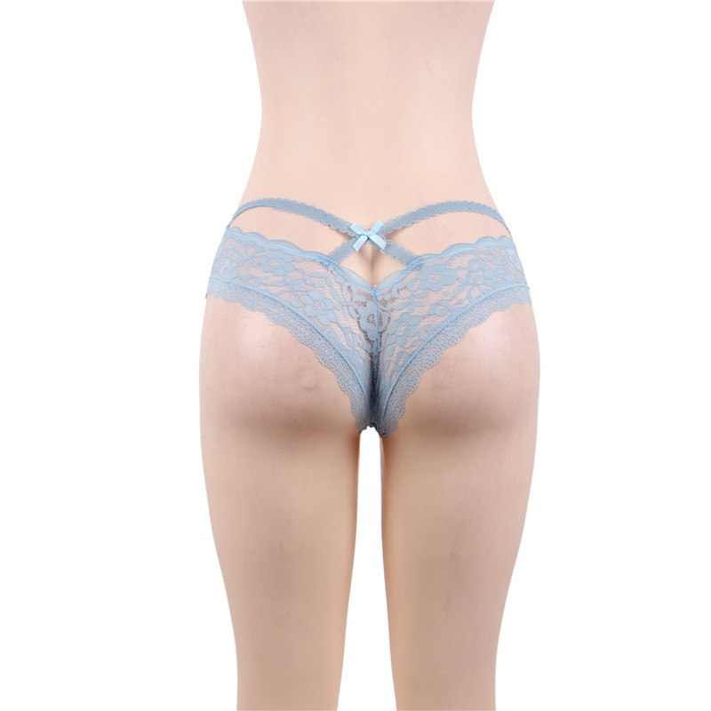 Lace See Through Woman's Floral Brazilian Underwear