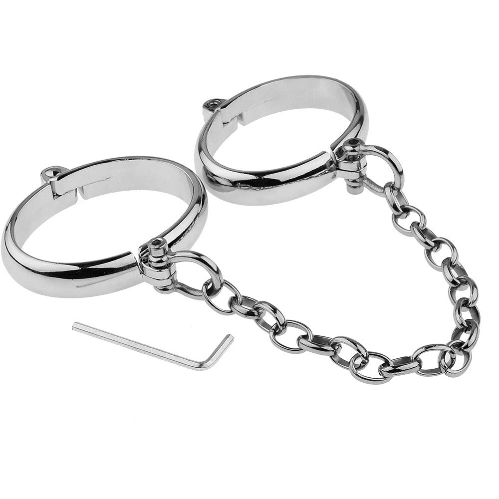 Metal Handcuffs Foot & Handcuffs Restraint Shackles