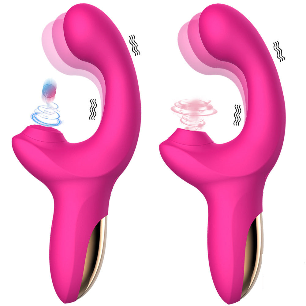 Charging G-spot Sucking Flapping Pulling Vibrating Massage Vibrator