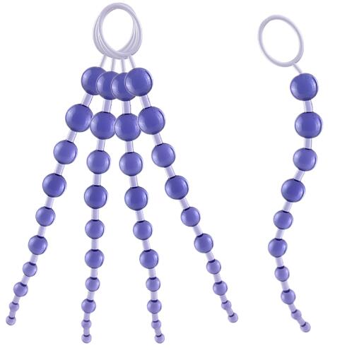 Silicone Pull Ring Ball Anal Stimulator Beads