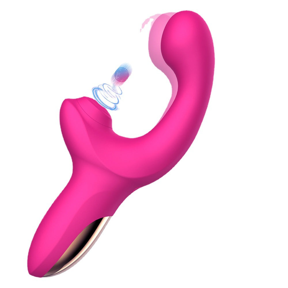 Charging G-spot Sucking Flapping Pulling Vibrating Massage Vibrator