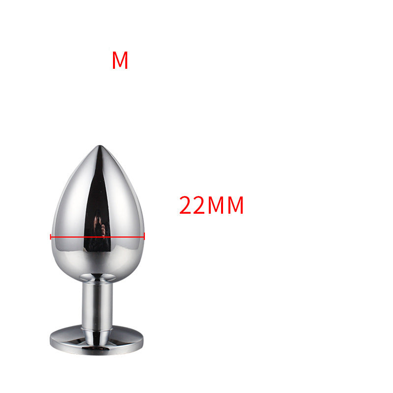 Metal Anal Plug Fox Tail Toy Detachable Anal Plug