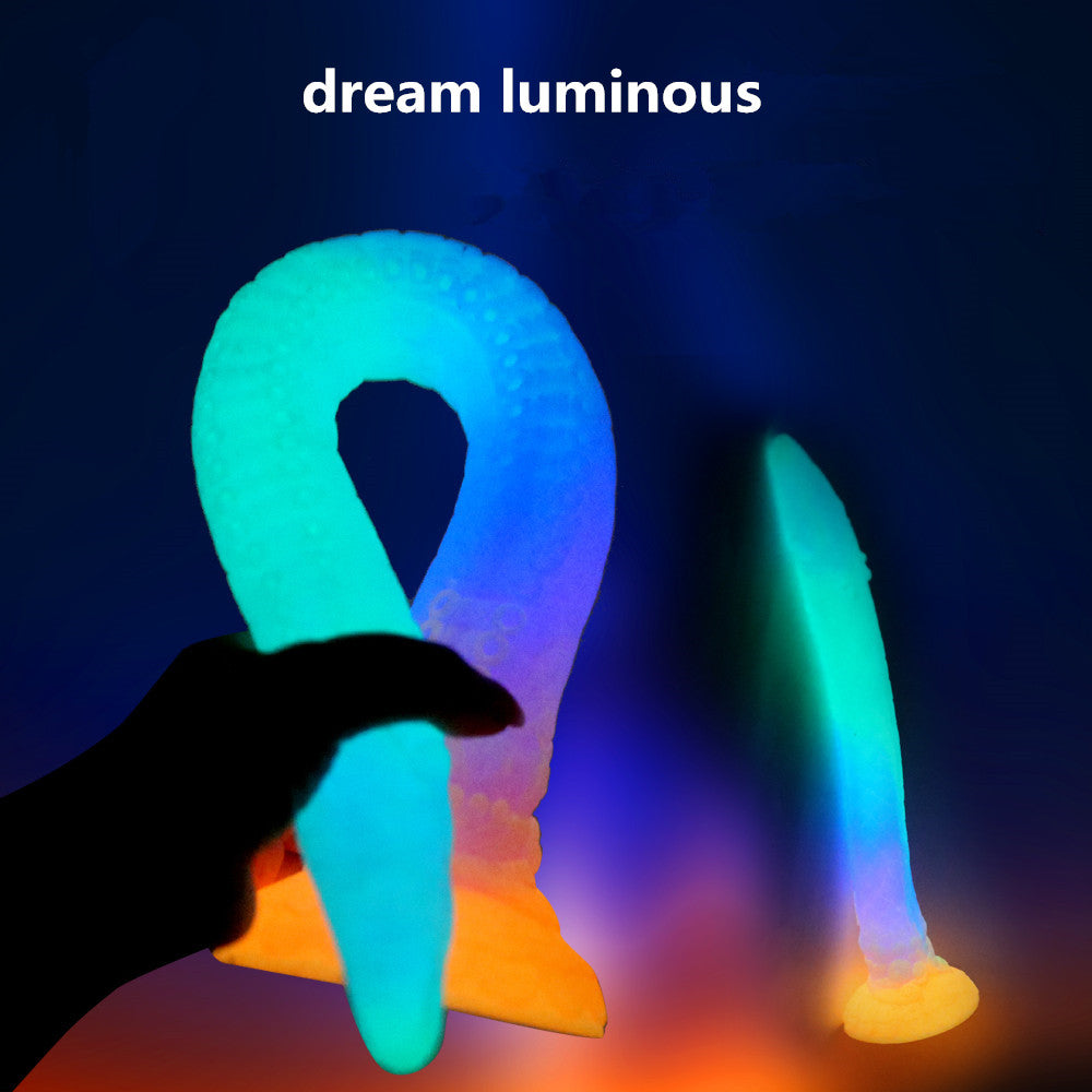 Flying Dragon Color Luminous Simulation Phallus Anal Dilator Dildo Plug