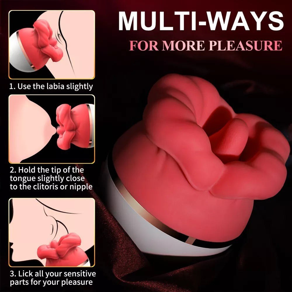 Full Automatic Suction Mouth Tongue Sucking Rechargeable Vibrator