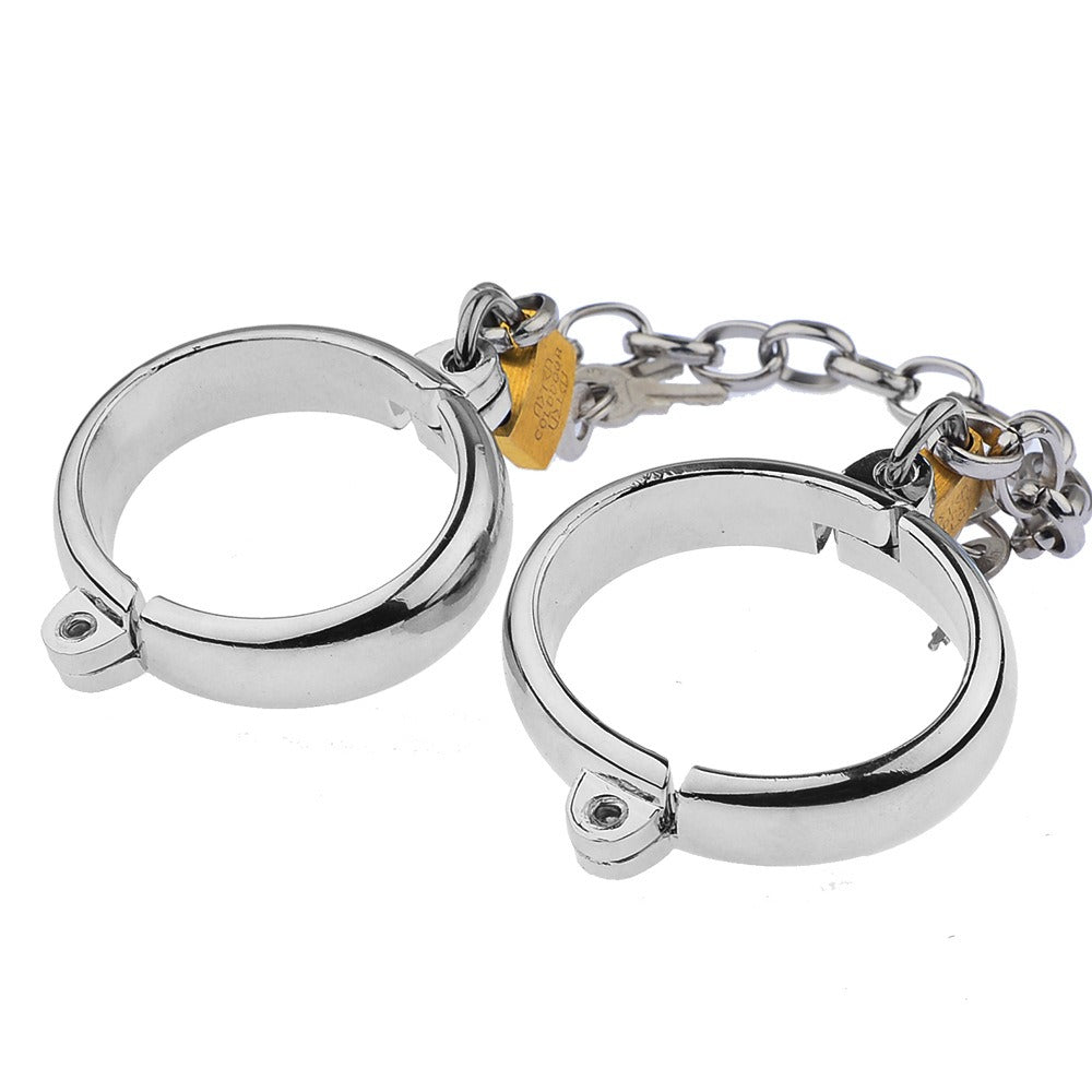 Metal Handcuffs Foot & Handcuffs Restraint Shackles