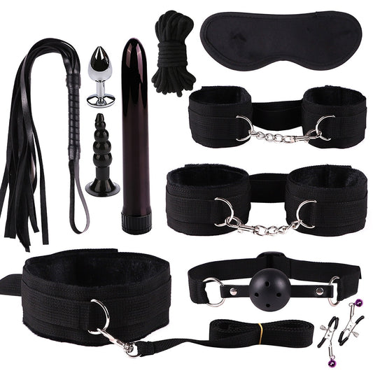 11PCS/SET Sex Toys For Couples Exotic Accessories Bondage Set