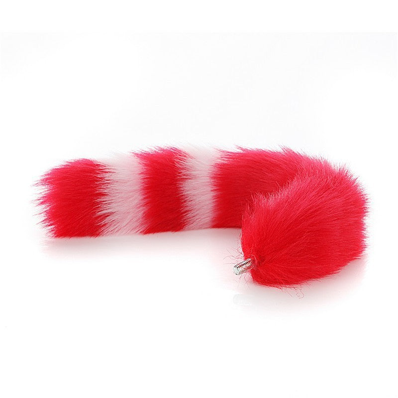 Metal Anal Plug Fox Tail Toy Detachable Anal Plug