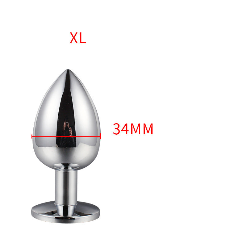 Metal Anal Plug Fox Tail Toy Detachable Anal Plug