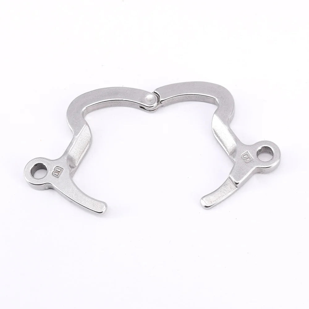 Stainless Steel Anti-off Ring for Male Cock Cage Metal Chastity Devices Accessories