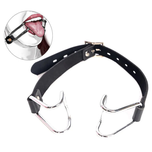 Bdsm Slave Metal Claw Spreader Open Mouth Hook