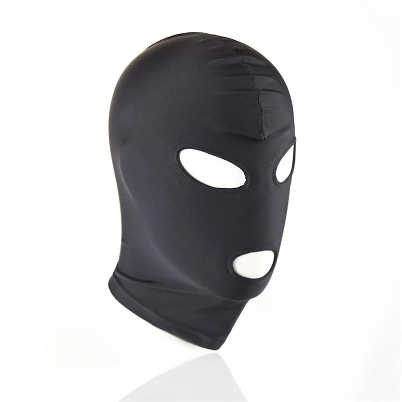 high Elastic Breathable Fetish Face Mask Hood