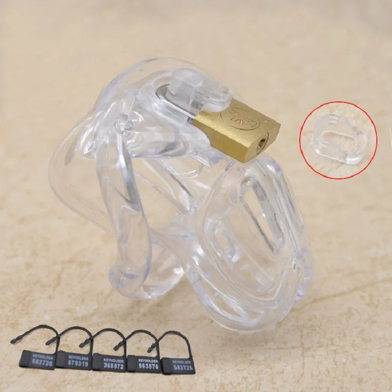 New electric shock Large Male Plastic chastity cage with penis cock ring bondage restraint electro Stimulation BDSM Sex Toy