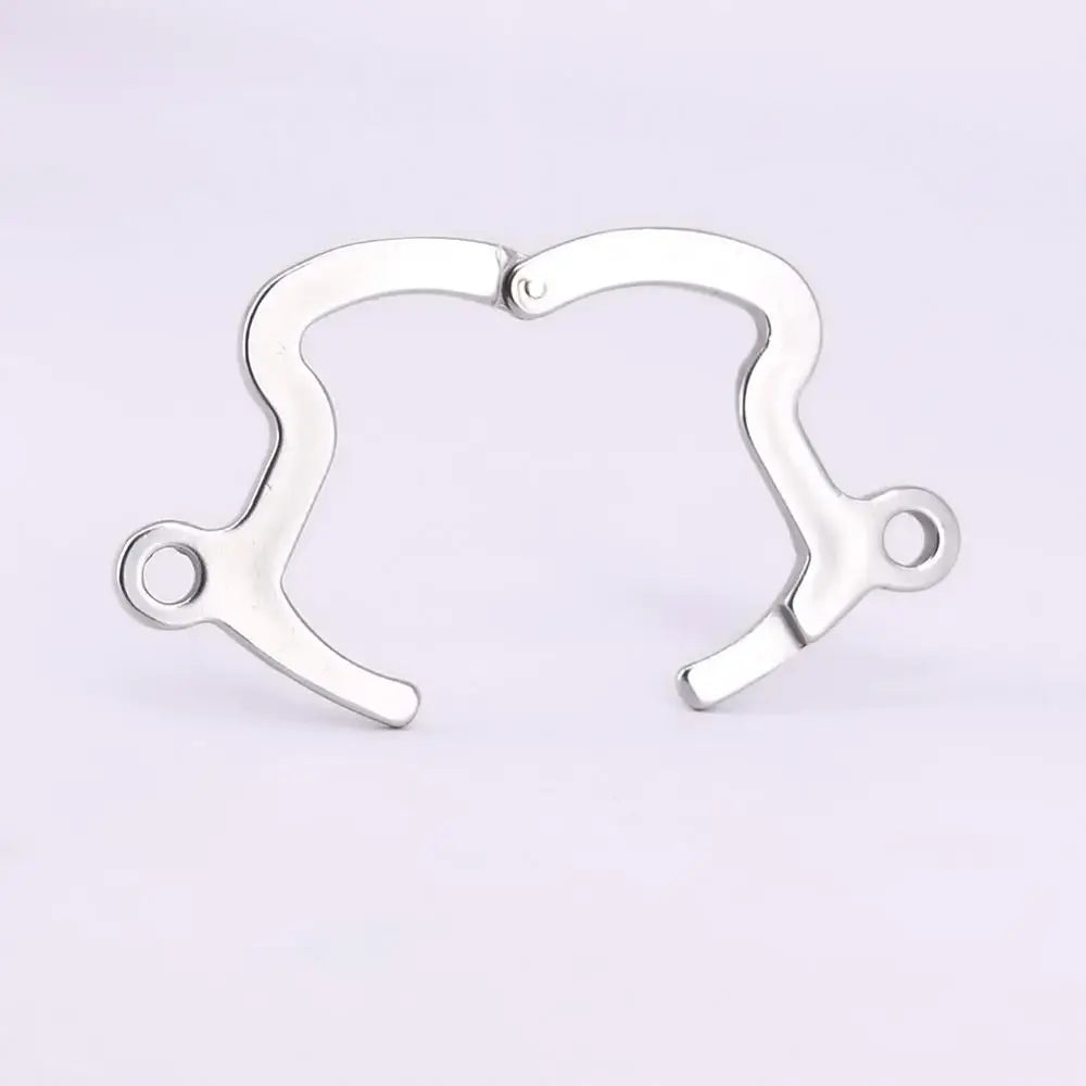 Stainless Steel Anti-off Ring for Male Cock Cage Metal Chastity Devices Accessories