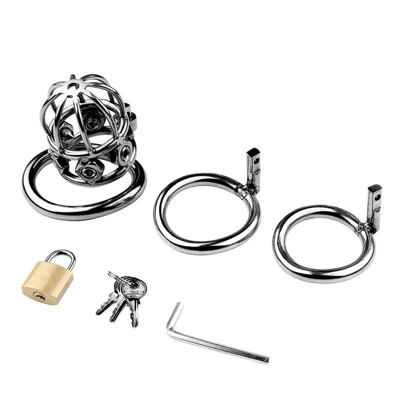 Stainless Steel Chastity Lock For Men Bondage