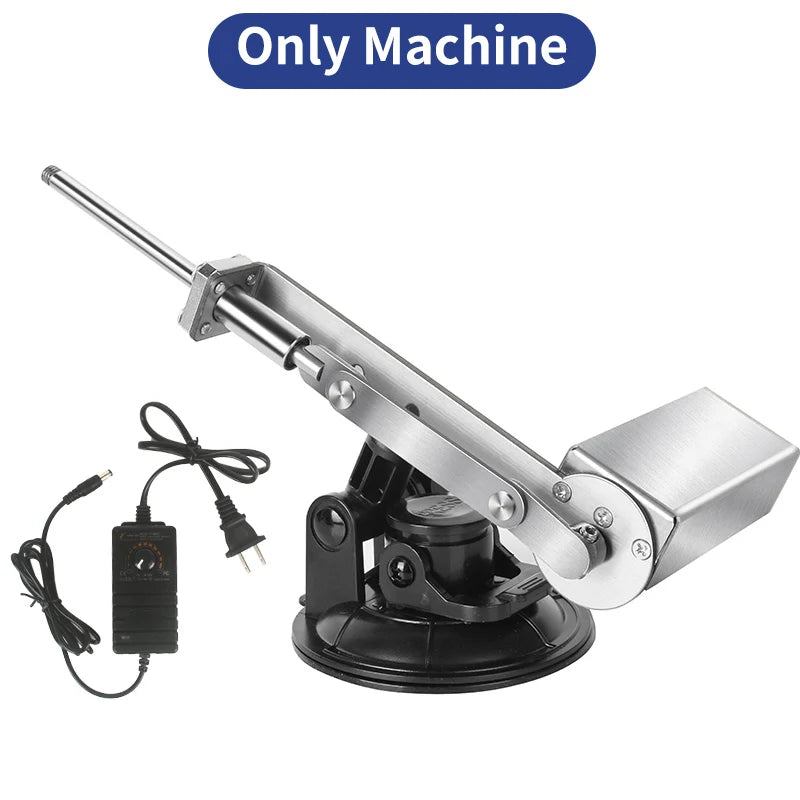 Stainless Steel 45mm Stroke Adjustable Suction Cup Sex Machine