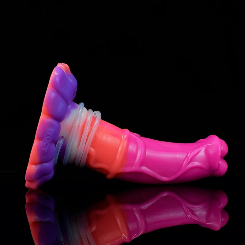 Luminous Horse Dildo Squirting Function Large Animal Penis Fantasy Dildo