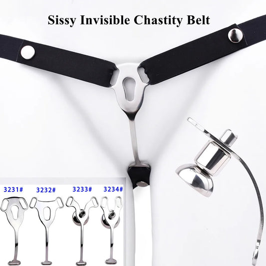 Sissy Invisible Chastity Belt Cock Cage Panty Male Mimic Female Lightweight