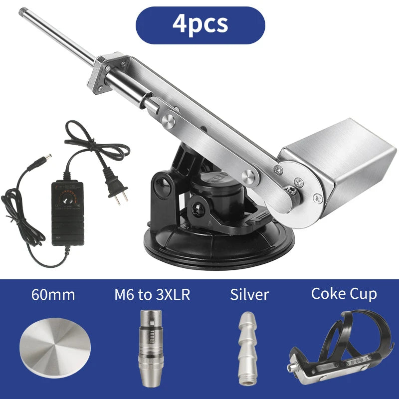 Stainless Steel 45mm Stroke Adjustable Suction Cup Sex Machine