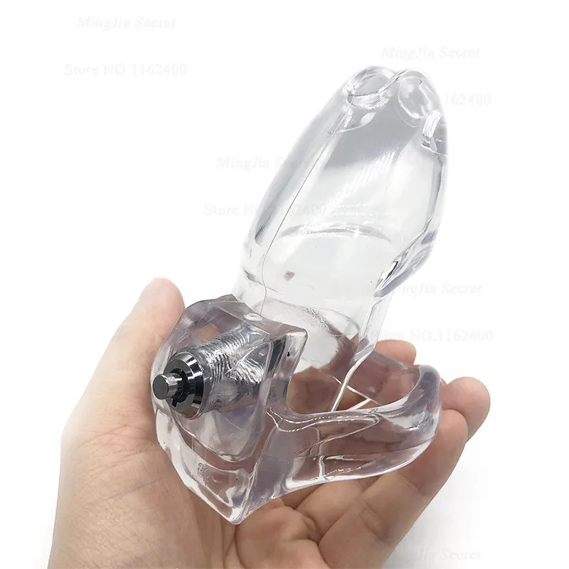 HT-V5 Click&Lock Male Chastity Cage