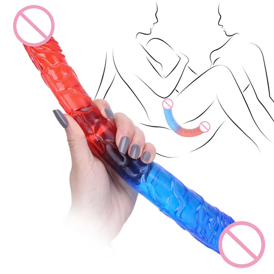 Double Ended Two Colour Realistic Dildo