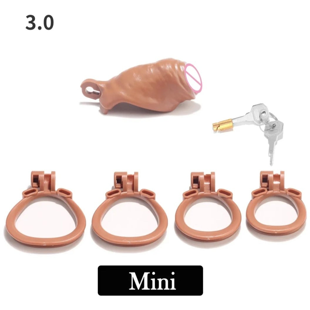 Realistic Penis Chasity Cage