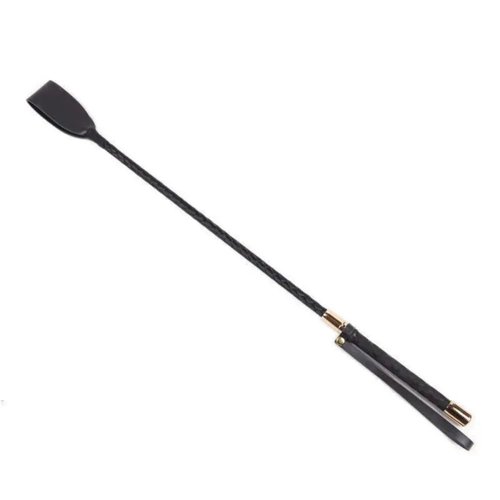 BDSM Sex Slave Whip Black PU Leather Spanking Whip